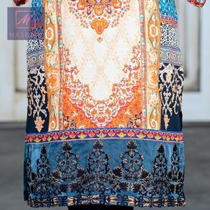 Kurti de Algodón con Estampado Digital Pakistaní de Alta Calidad para Mujer, Estilo Moderno, para Fiestas, Varios Colores, Diseño Premium 2022 - Product Image 4