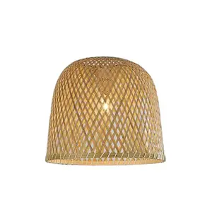 Lámparas de iluminación de vietnam para el hogar, decoración para el hogar, proveedores de decoración para el hogar, lámpara de alambre de yute, pantalla de bambú