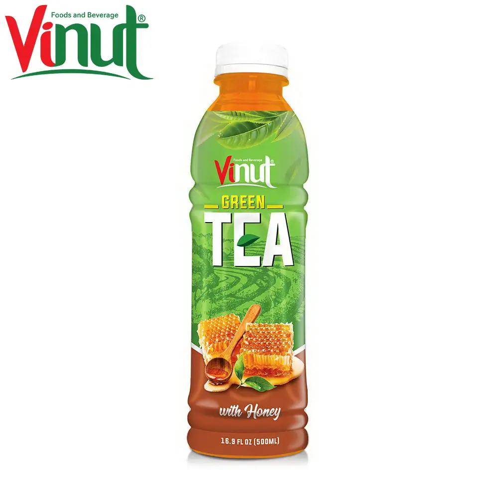 500ml VINUT דיאטה רך לשתות בקבוק ODM שחור תה עם דבש ייצור בווייטנאם