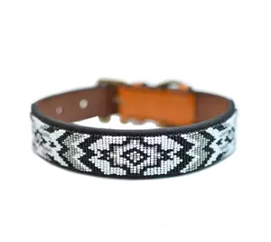 Nhà Thiết Kế Chất Lượng Hàng Đầu Đính Cườm Dog Collar Hand Made Đính Cườm Dog Collars Dây Xích Phụ Kiện Vật Nuôi