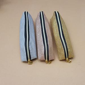 Sac à paillettes pour femmes, trousse à crayons Slim multifonctionnelle avec fermeture éclair pour stylos cosmétiques - Product Image 3