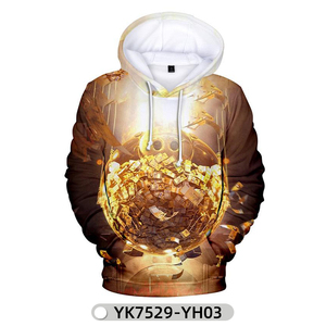 Sudadera con capucha de gran tamaño para hombre y mujer, ropa Unisex personalizada con estampado de sublimación simple, venta al por mayor - Product Image 5