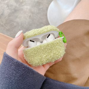 Suave peludo lindo cálido Mini funda esponjosa con llavero para <span class=keywords><strong>AirPods1</strong></span> 2 - Product Image 5