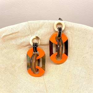 Collar lacado respetuoso con el medio ambiente para mujer, joyería lacada hecha a mano con cuerno de búfer, collares de estilo vietnamita, 100% - Product Image 1