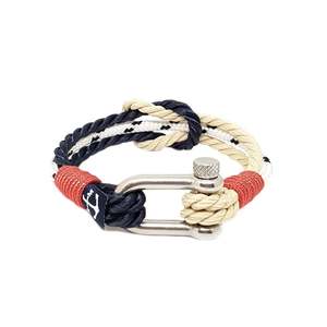 knotted <b>rope</b> <b>bracelet</b> Handmade Happiness - Product Image 1