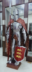 ชุดเกราะอัศวินเทมพลาร์ยุคกลาง ชุดเกราะนักรบเต็มตัว ทำจากเหล็ก 18 เกจ สำหรับผู้ชาย - Product Image 2