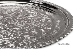 Assiette de présentation en aluminium de qualité supérieure, taille personnalisée, couleur argent, pour fournisseur en gros - Product Image 4