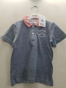 เสื้อโปโลเด็กชาย แบรนด์ดัง คุณภาพสูง แขนสั้น ผ้าฝ้าย กระดุมติดหน้า คอปกปิเก้ สินค้าสต็อกจากบังกลาเทศ - Product Image 3