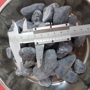 Unpolish Decorative Black Pebble <b>Stone</b> For Sale - Product Image 4