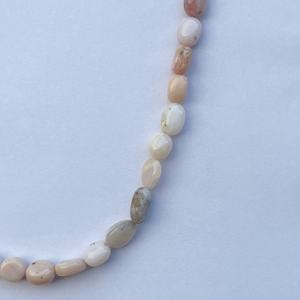 Collares de cuentas de piedras preciosas ovaladas lisas de piedra de ópalo peruano Rosa Natural de 6mm, 8mm, 10mm, joyería de tendencia del fabricante en línea - Product Image 2