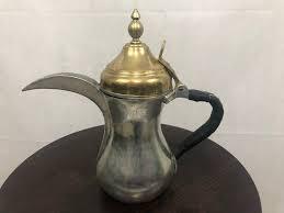 คุณภาพสูงทองเหลืองออกแบบทอง Dallah หม้อชา/หม้อกาแฟสำหรับบ้านสำนักงานและร้านอาหาร - Product Image 5
