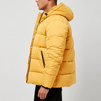 Veste en duvet d'oie parfaite pour le temps canadien, testée à la chaleur, avec tissu pré-rembourré et doublure en fourrure, veste en fourrure pour hommes, vestes matelassées personnalisées