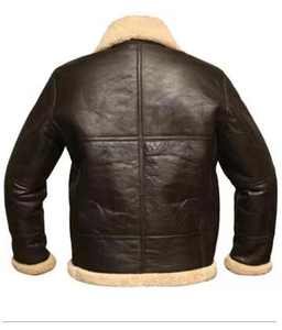 Chaqueta de cuero de vaca para hombre, alta calidad, estilo 100% Original, piel de vaca con piel interior, gran oferta - Product Image 3