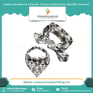 Bebé baberos Bandana último diseño 100% algodón orgánico Digital impreso bebé baberos Bandana - Product Image 2