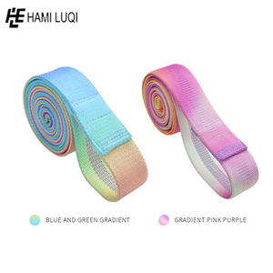 Wholesale Custom Heavy <b>Resistance</b> Workout <b>Bands</b> <b>Set</b> of 3 Long Booty <b>Bands</b> with Pull up Function Fabric Hip Circle Loop Training - Product Image 4