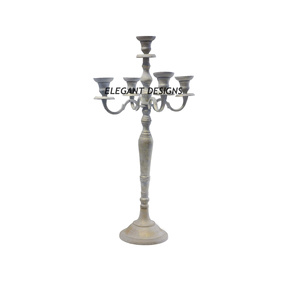 Luxurious Gold-Plated Crystal Ball Floor Standing Candelabra Best Designer Other <b>Candle</b> Holders <b>Lanterns</b> & <b>Candle</b> Jars - Product Image 5