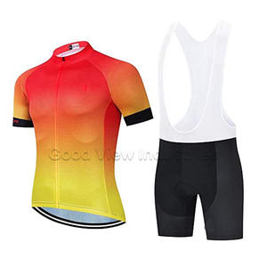 En gros Personnalisé Pas Cher Hommes À Manches Courtes Vélo uniforme Femmes Cyclisme uniforme - Product Image 4