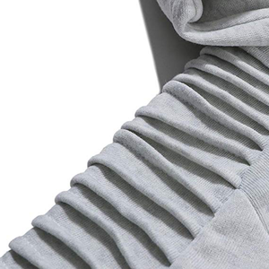 2025 OEM fabricant décontracté solide gris hommes polaire sweats à capuche confortable hiver nouveau Design avec Logo personnalisé en gros - Product Image 4