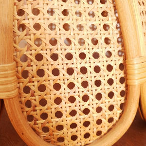 Handmade Wavy Flower <b>Rattan</b> Lamp Covers and <b>Shades</b> - Product Image 3