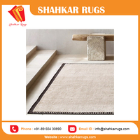 Tapis en laine noués à la main, abstraits et modernes, de haute qualité, dernier design, pour usage quotidien, salon, antimicrobien, lavable, fabriqué en Inde