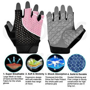 Gants de fitness demi-doigts pour femmes antidérapants personnalisés Palm vente chaude pour la salle de sport et l'haltérophilie à partir de GANTS City Sialkot Pakistan - Product Image 3