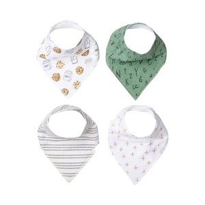 Bavoirs pour bébé en coton doux |   Bavoirs bandana respirants anti-bave |   Bavoirs d'alimentation réutilisables |   Accessoires de cou lavables et ajustables |   Bavoirs imprimés pour bébés - Product Image 1