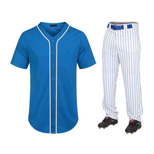 Hot Sale Sublimation Baseball Uniform Jerseys Sets 100% Polyester Adult Men's Quick Dry Breathable Custom Team Name - Product Image 4