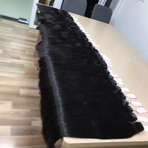 Alta calidad vietnamita doble de la trama de la máquina del pelo humano de Remy de la virgen de la extensión paquetes en precio al por mayor - Product Image 2