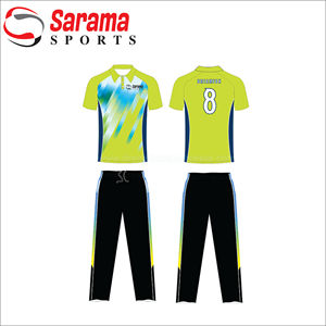 Impression numérique à séchage rapide de qualité supérieure Uniformes de cricket de nouveau design de vêtements de sport pour hommes Logo personnalisé Fonction de séchage frais Polyester - Product Image 1