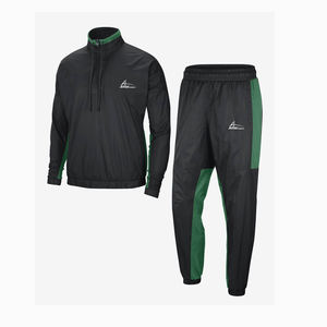 ชุดกีฬาผู้ชาย,ชุดวอร์มสีดำมีซิปแขนยาวสำหรับกิจกรรมกลางแจ้ง - Product Image 1