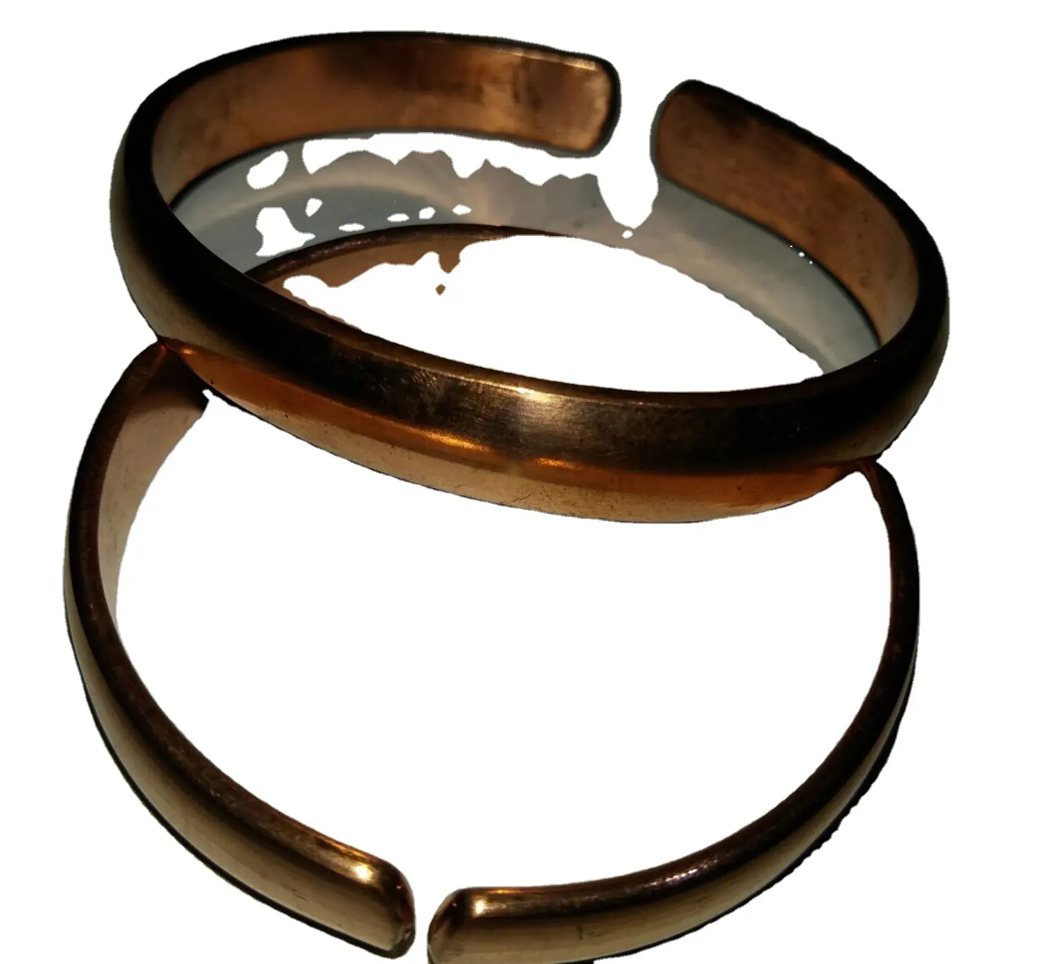 Bracelet de couple en cuivre, faits à la main