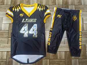 เครื่องแบบฟุตบอลอเมริกันแบบกำหนดเองตัวเลขโครเมี่ยม - Product Image 4