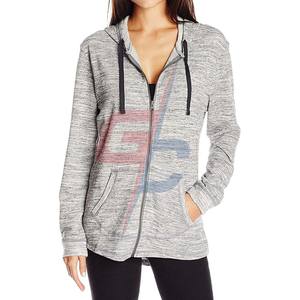 Sweat à capuche éponge française pour femmes, 2020, meilleur prix, sweat-shirt à fermeture éclair - Product Image 1