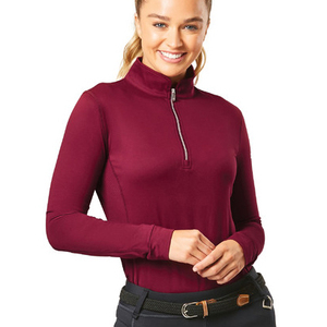 Ropa deportiva de manga larga para mujer, capa base ecuestre, hecha a medida, MOQ bajo, etiqueta privada más vendida, precio asequible - Product Image 6