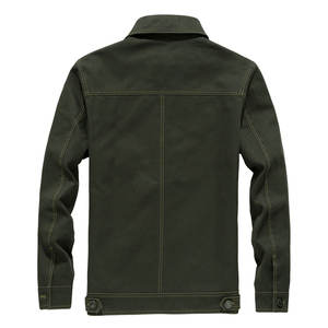 Veste en jean bleu de qualité personnalisée pour hommes, veste d'hiver en cuir imperméable grande taille de qualité, de design de mode, vente en gros, OEM - Product Image 5