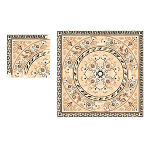พื้นพอร์ซเลนออกแบบส่งออกกระเบื้องเคลือบขัดเงาเต็มรูปแบบ 40x40 ซม - Product Image 5