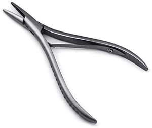 Pince d'extension de cheveux de forme plate professionnelle en acier inoxydable outils d'extension de cheveux multifonctions - Product Image 1