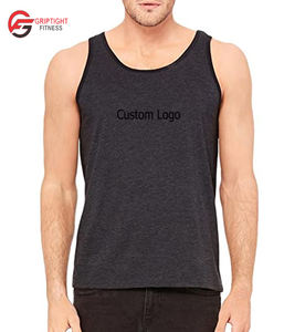 Débardeur en jersey à col rond Athlétique Heather Débardeur en coton unisexe Débardeur en jersey à col rond - Product Image 4