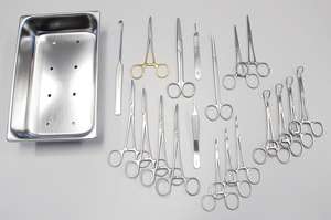 Nouveau Kit de base de chirurgie vétérinaire pour animaux de compagnie Instrument de chirurgie plastique de chirurgie générale/Instruments chirurgicaux de base par UAMED LTD - Product Image 4