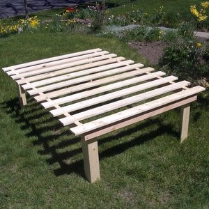 BOIS DE PIN NATUREL ROBUSTE LITERIE CADRE EN BOIS CONCEPTION PERSONNALISÉE ISPM 15 CERTIFICAT BOIS - Product Image 4