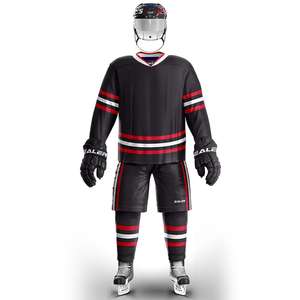 Camiseta de Hockey sobre Hielo Runfly, Poliéster, Personalizable para Equipos, Unisex, Sublimación Universal, OEM, Conjuntos para Práctica y Liga - Product Image 1