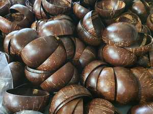 ชามมะพร้าวธรรมชาติเวียดนาม,ชามสมูทตี้ปลอดภัยต่ออาหารธรรมชาติกะลามะพร้าว - Product Image 5