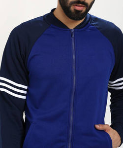 Survêtement de sport de haute qualité pour hommes, survêtement de jogging deux pièces personnalisé avec motif solide - Product Image 5