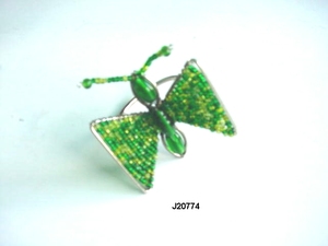 Recién llegado, tejido con cuentas de vidrio servilletero, disponible en otros colores, vajilla, restaurante, Hotel, cuentas de vidrio, servilleteros - Product Image 3