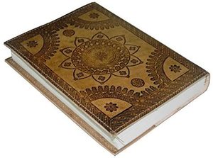 Cổ Điển 100 Trang Tạp Chí Máy Tính Xách Tay Owl Dập Nổi Phác Thảo Thư Pháp Cuốn Sách May Ràng Buộc Chính Hãng Quà Tặng Da Handmade Bông Giấy - Product Image 2