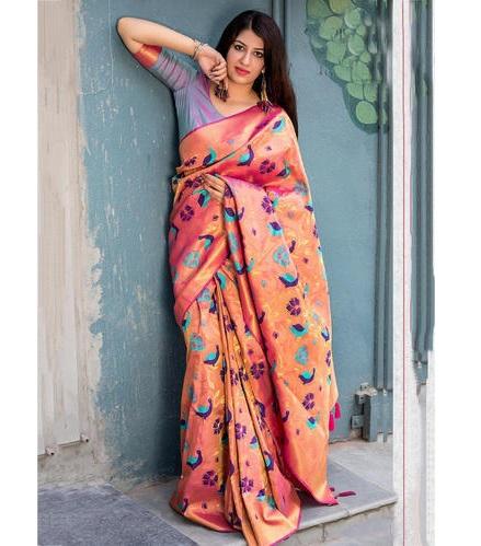 Kanjivaram Sari Elegant Silk for Indian Pakistani Fashion