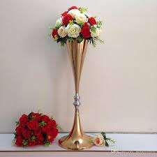 Wholesale Modern Wedding Event Tabletop Flower Holder Customizable Shape Nickle-Plated Metal <b>Floor</b> <b>Vase</b> for Decorative Purposes - Product Image 4