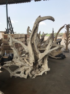 Style d'art populaire, bois flotté, bois de teck naturel, technique polie - Product Image 5