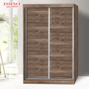 Bedroom Wardrobe Furniture With Aluminium Frame Soft Closing Sliding Doors W4094