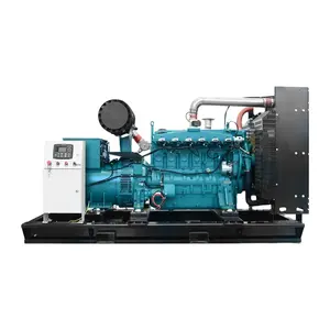 China Fabriek Prijs 100kw 200kw 10kva Eenfase 10kw Aardgas Turbine Power Geluiddichte Generator Machine Set